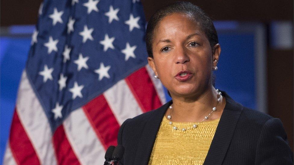 US National Security Adviser Susan Rice