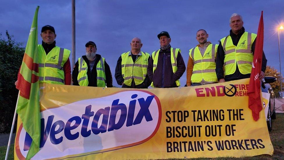 Weetabix engineers strike in Corby