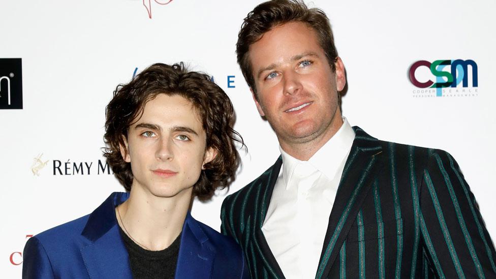 Timothee Chalamet and Armie Hammer