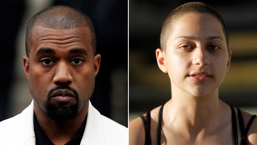 Kanye West and Emma Gonzalez