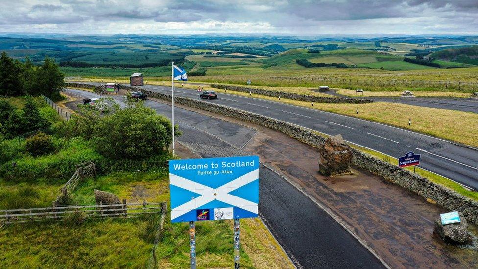 Scottish border