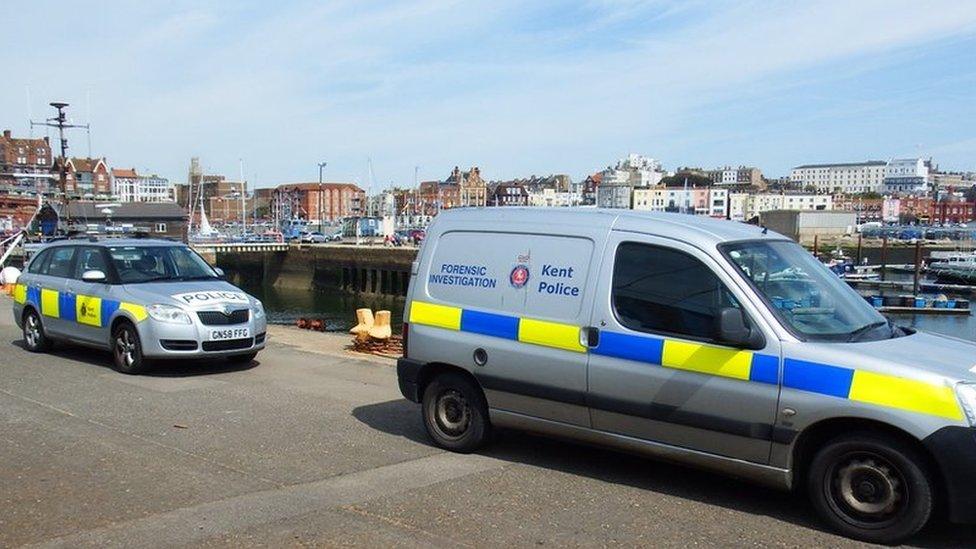 Ramsgate East Pier scene