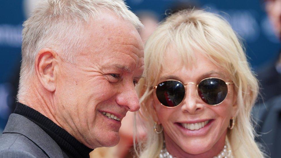 Sting and Trudi Styler