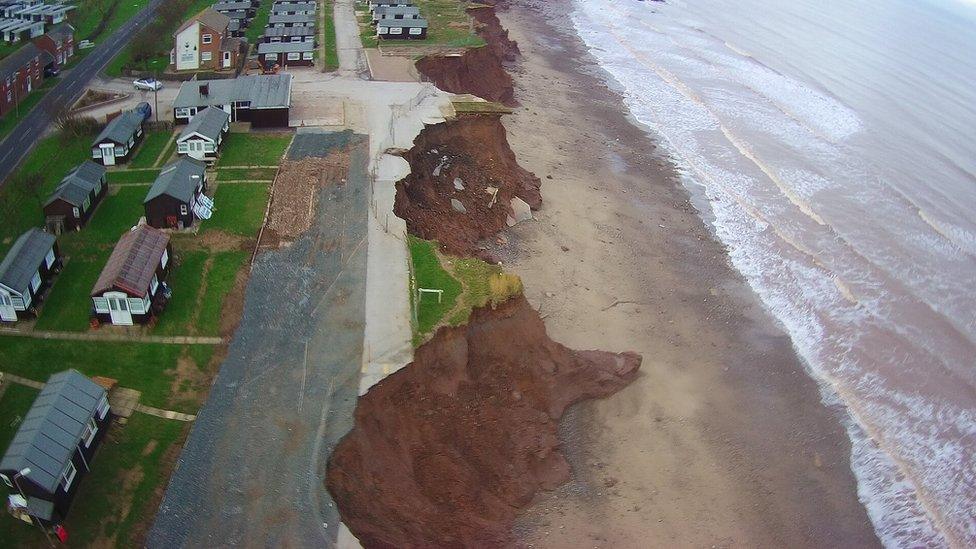 Coastal erosion