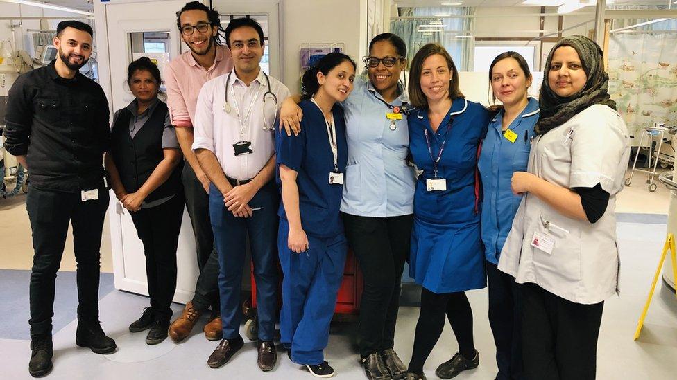 Wycombe Hospital cardiology unit team