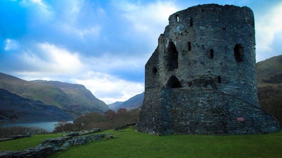 Dolbadarn Castle, in Llanberis, Gwynedd