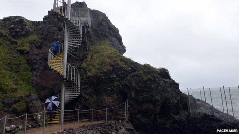 Gobbins coastal path