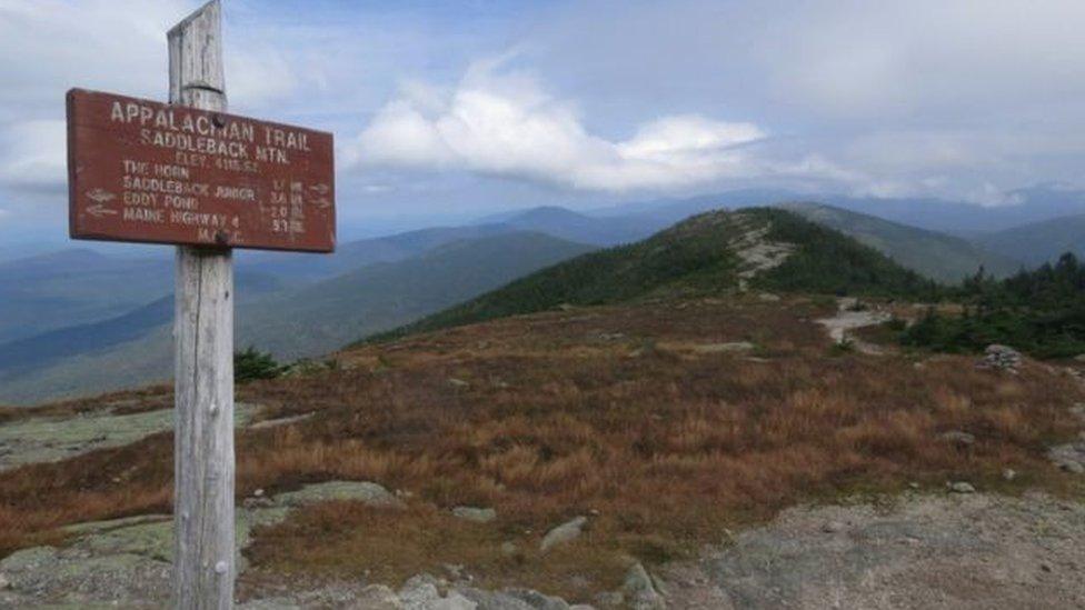 Saddleback mountain on the Appalachian Trail (file photo)