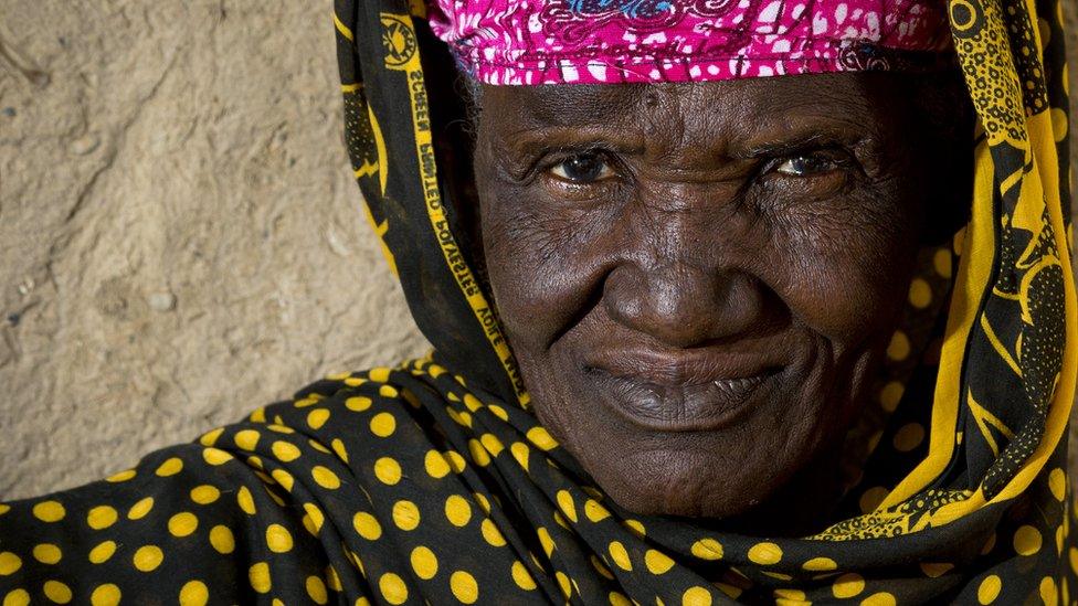 An old woman in Mali