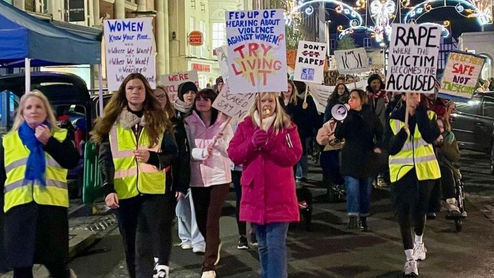 Reclaim the Night march in Colchester