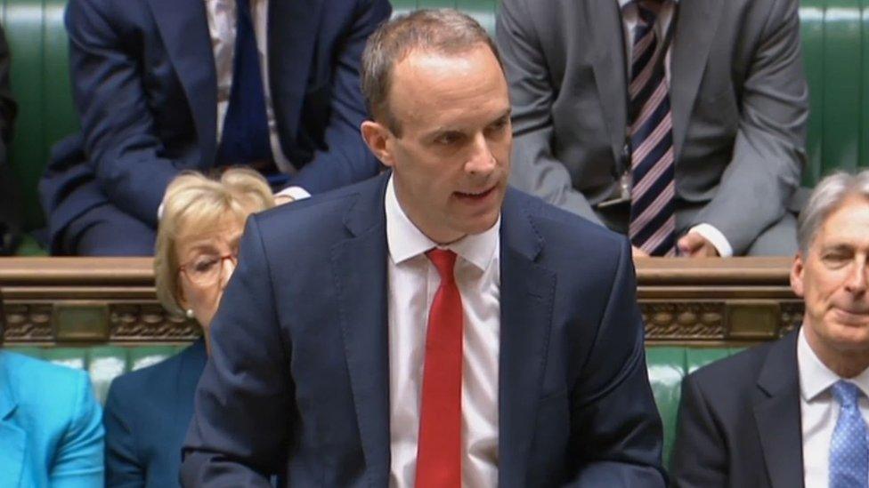 The new Brexit Secretary Dominic Raab