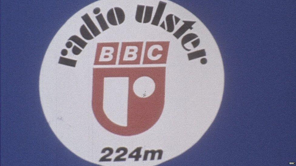 Radio Ulster's logo in 1978