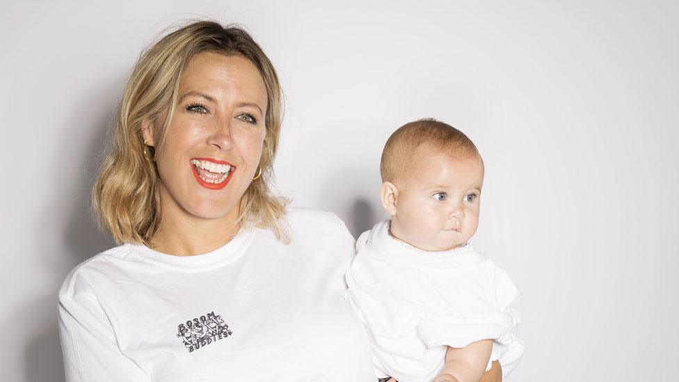 Clemmie Telford with daughter Greta