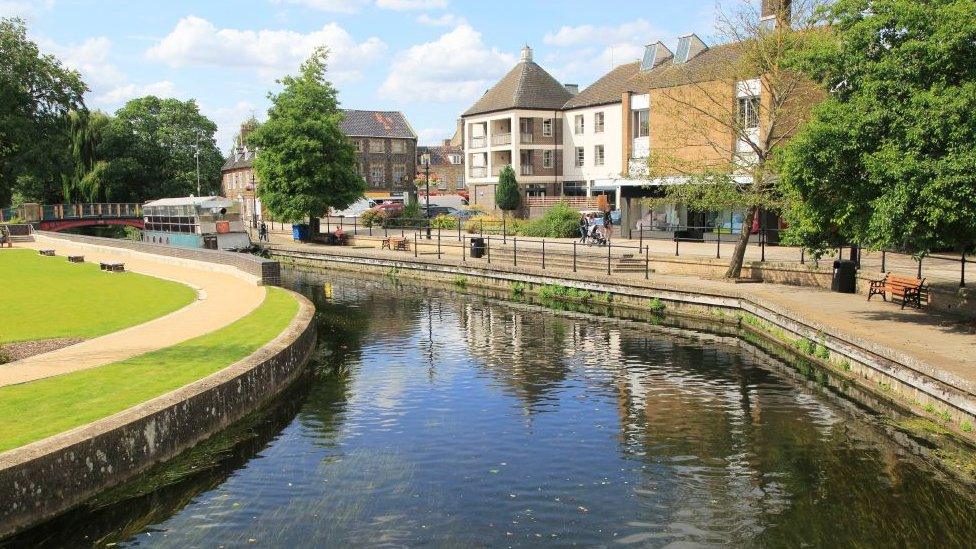 Little Ouse River in Thetford