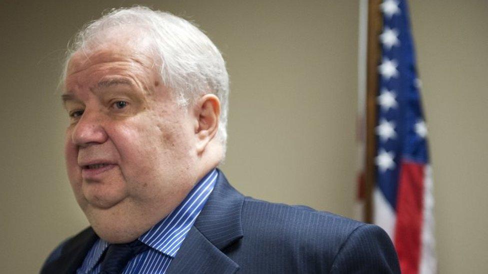 Russian ambassador to the US, Sergei Kislyak. File photo