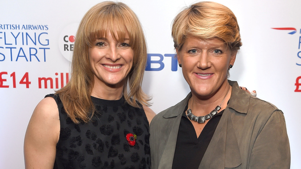 Gabby Logan and Clare Balding