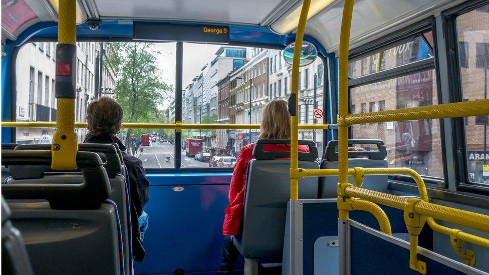 Bus passengers