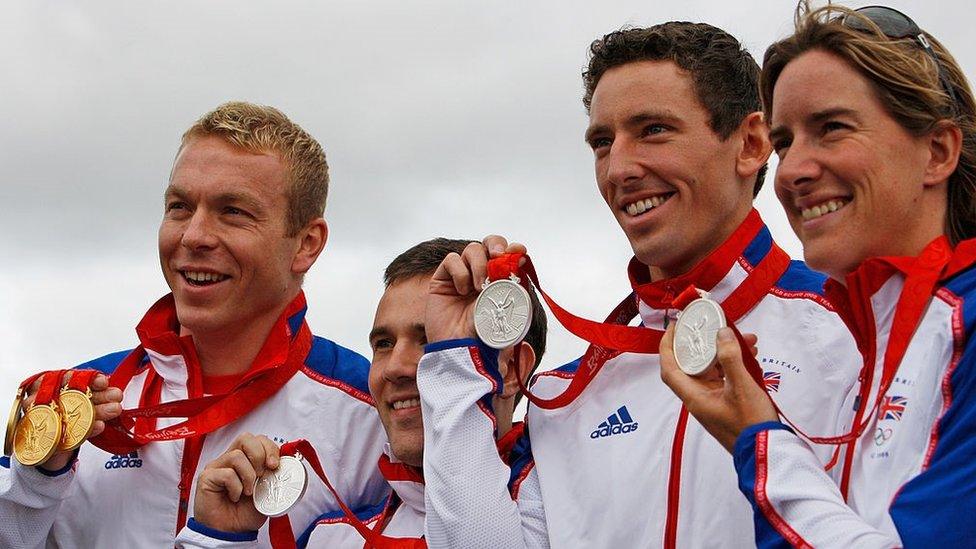 2008 - Chris Hoy, Ross Edgar, David Florence and Katherine Grainger