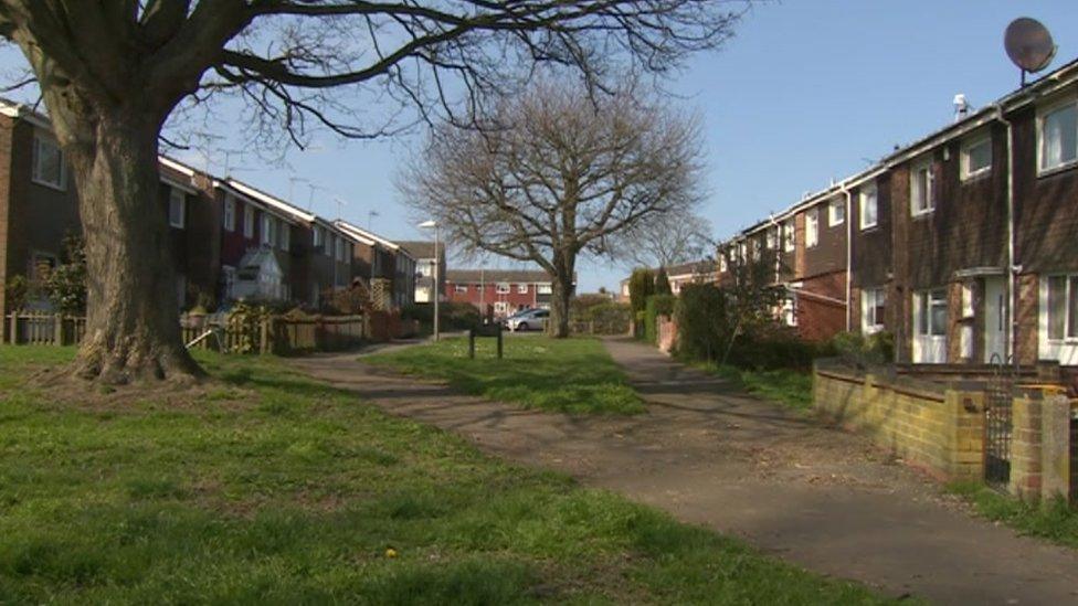 Essex estate where teenager attacked