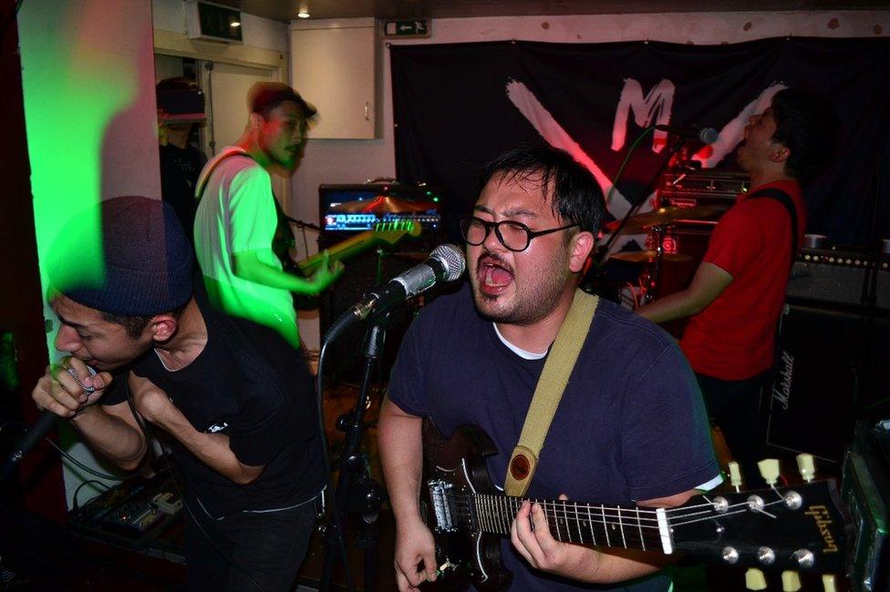 Japanese band Asthenia perform in Conroy's Basement