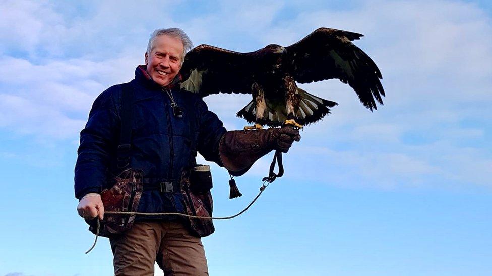 Brian McCann with Golden Eagle Boru