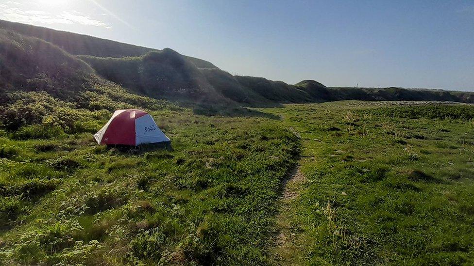 Tracey's tent