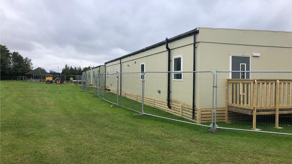 Duxford mobile classrooms