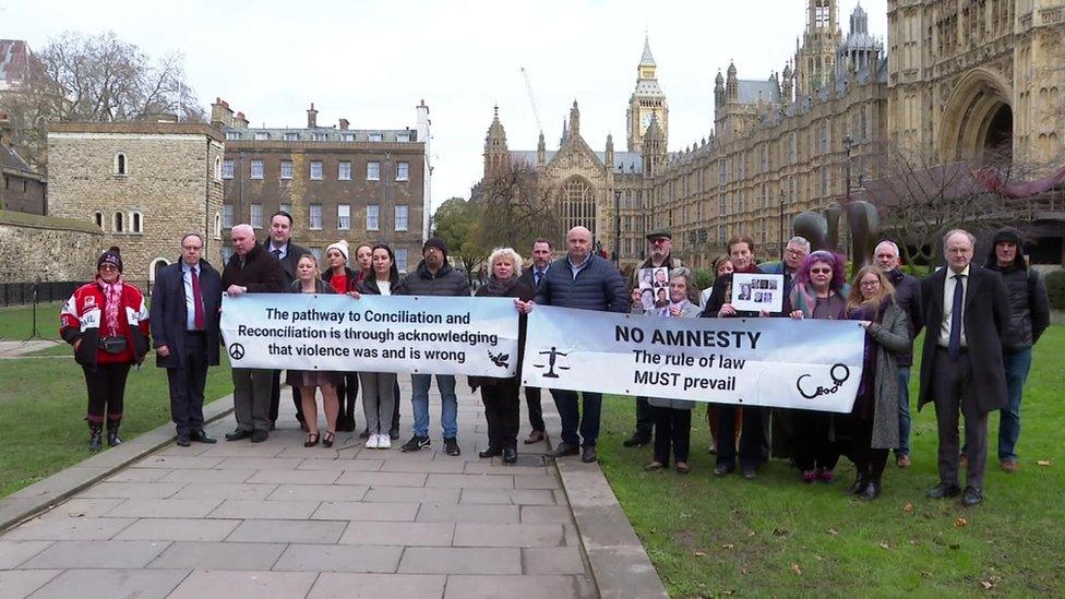 Amnesty bill protest in London