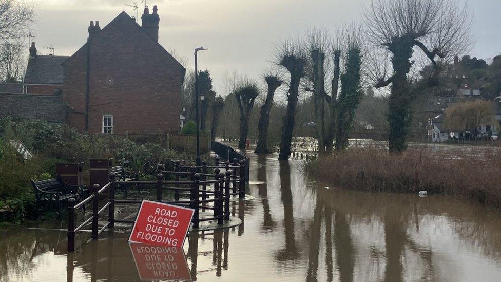 Flooding in Bridgnorth