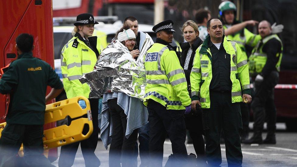 Injured after Westminster Attack