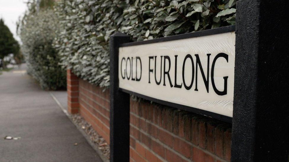 A road sign on a new estate in Mid Bedfordshire