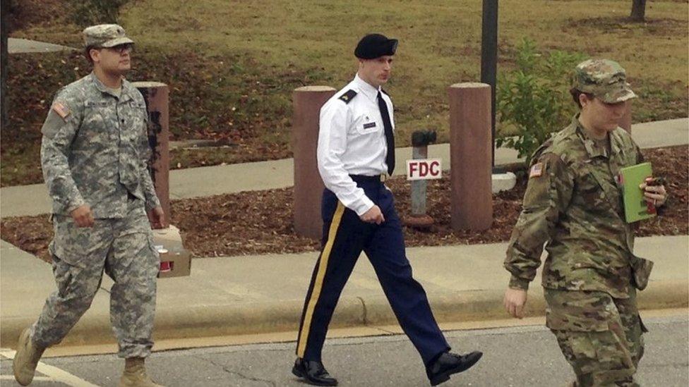 Sgt Bowe Bergdahl, who faces court martial for deserting his US Army unit in Afghanistan in 2009, 14 November 2016