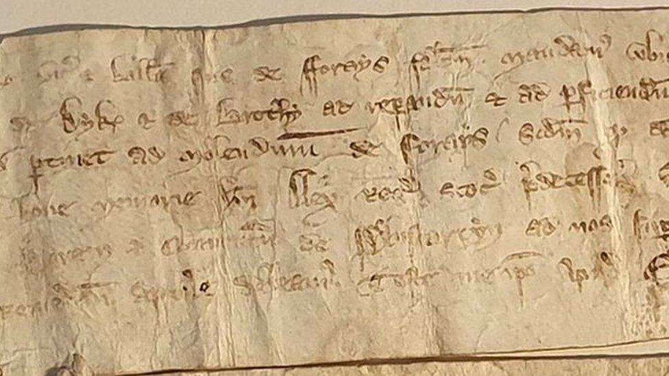 Robert the Bruce letter