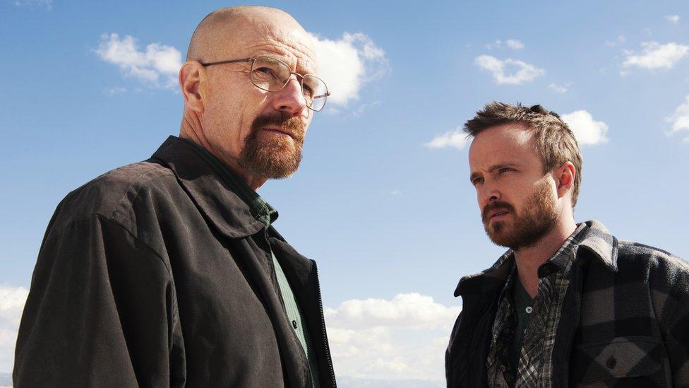 Scene from US drama Breaking Bad