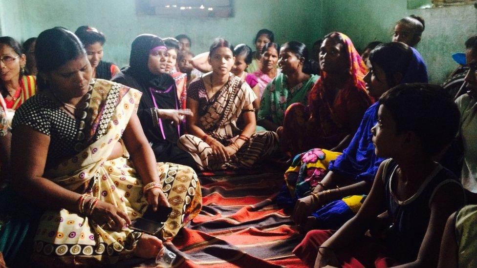 A group of women in a Bihar village