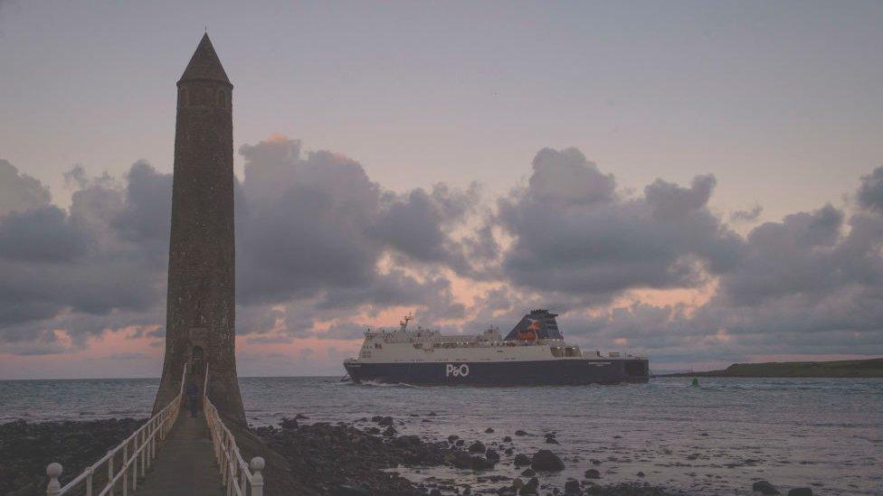 Larne Lough at sunset