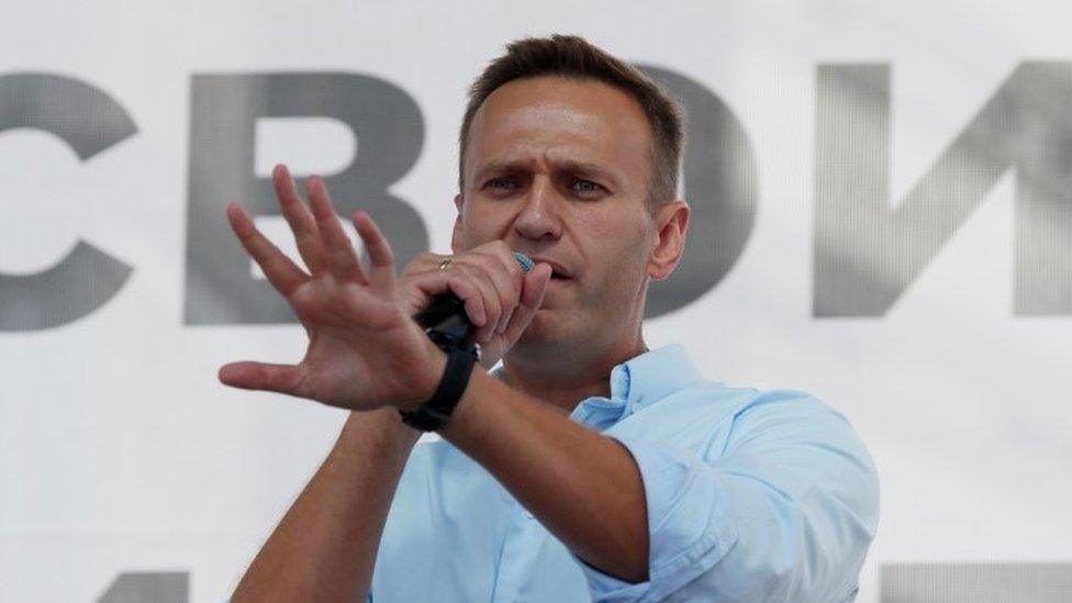 Alexei Navalny in July 2020