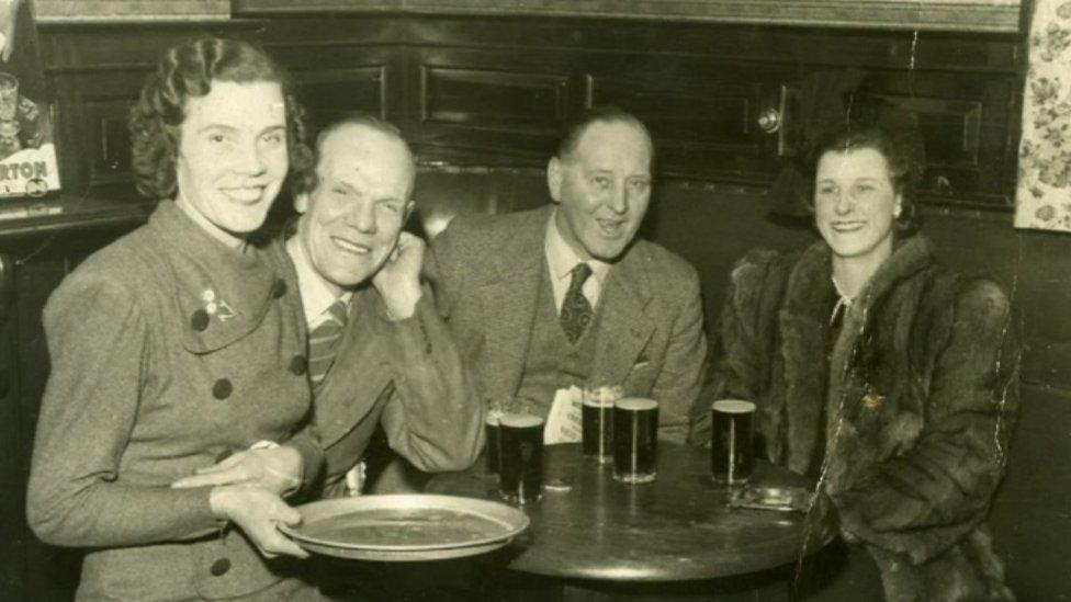 People in the Elephant and Castle pub