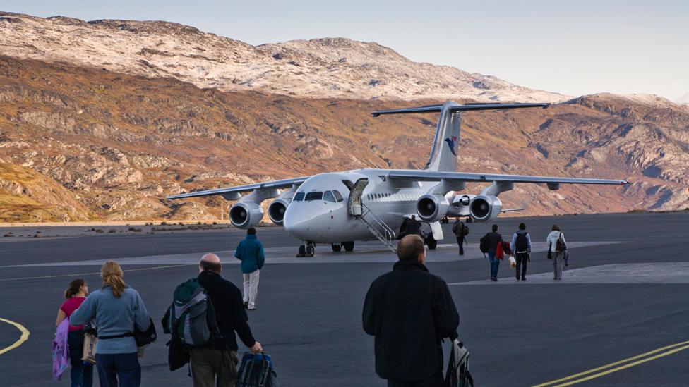 Narsarsuaq airport in Greenland