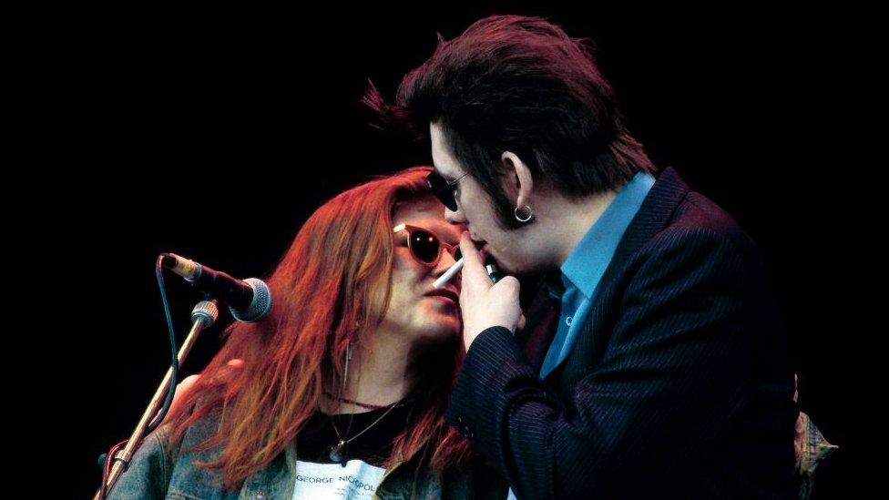 Shane MacGowan and Kirsty MacColl