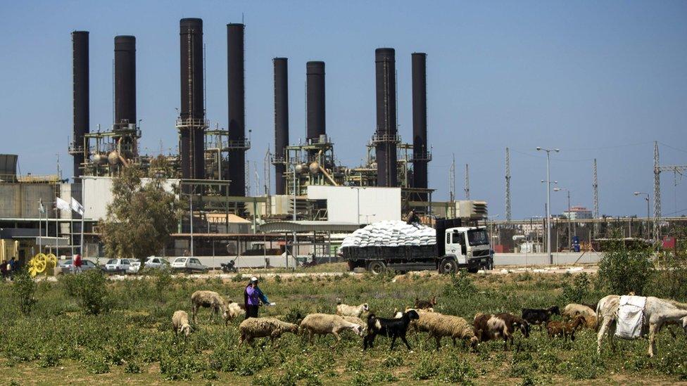 Gaza Power Plant (16 April 2017)