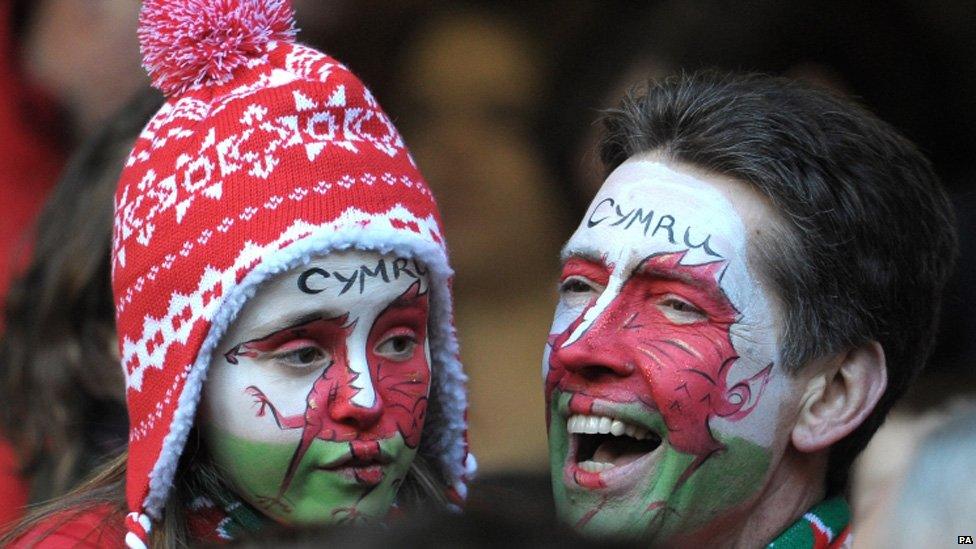 Wales supporters