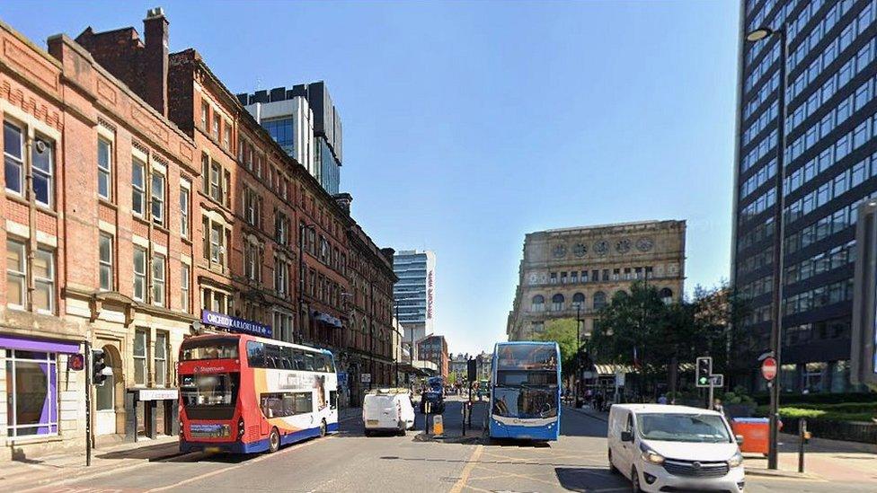 vehicles in Portland Street