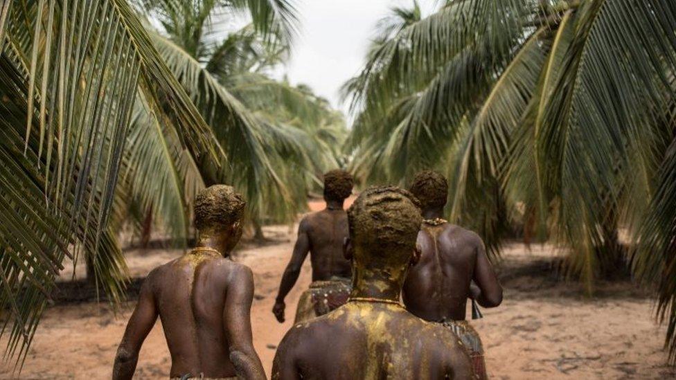 Voodoo followers in Benin. File photo