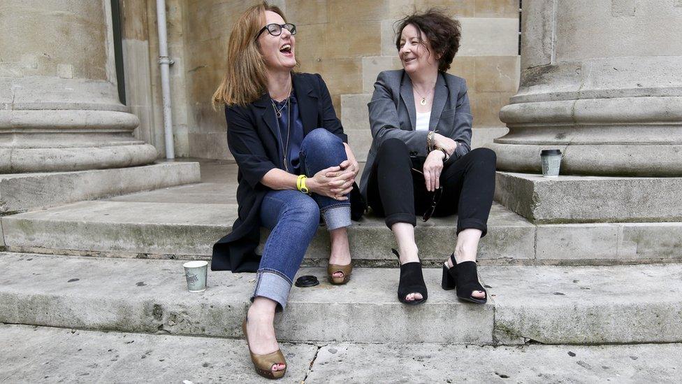 Fi Glover and Jane Garvey