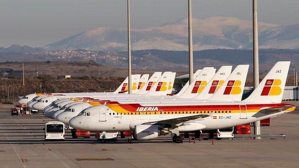 Iberia planes