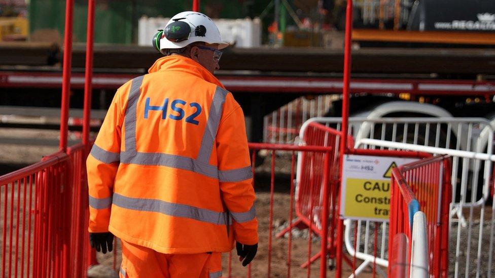 HS2 worker