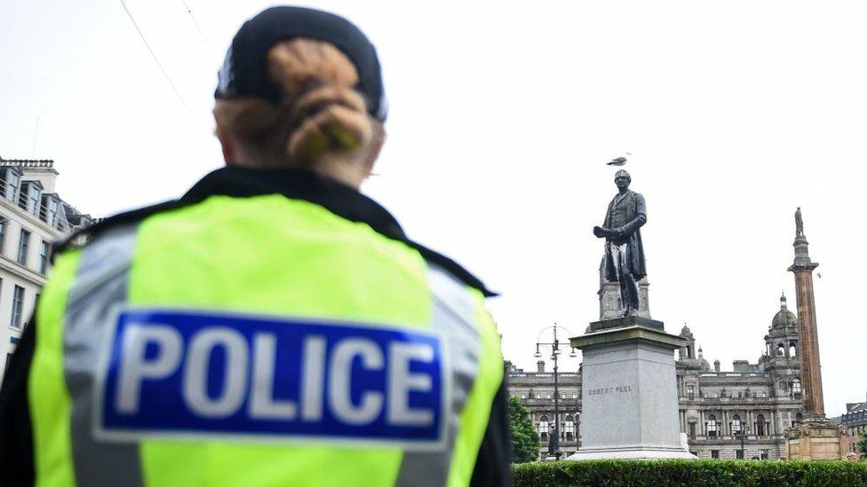 police officer in Glasgow