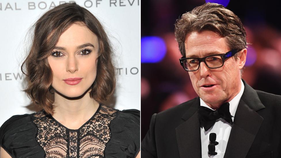 Keira Knightley and Hugh Grant