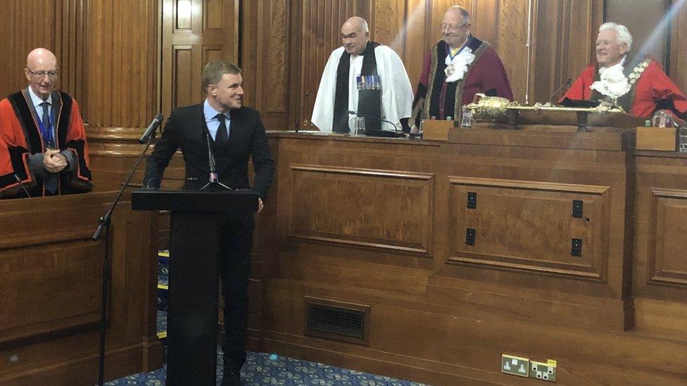 Freedom of Bournemouth ceremony